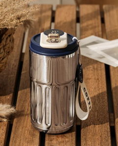 Smart Digital Thermal Bottle – 450ml Insulated Stainless Steel Travel Mug